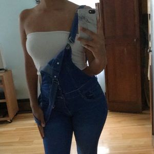 Diamonds & Threads Long Jean Overalls